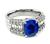 Sapphire Diamond Engagement Ring