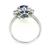 Platinum Diamond Sapphire Ring