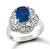 Estate 2.33ct Sapphire 0.72ct Diamond Ring