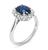 Sapphire Diamond Engagement Ring