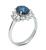 Sapphire Diamond Engagement Ring