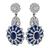 Sapphire Diamond Gold Earrings
