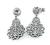 18k Gold Diamond Sapphire Earrings