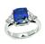 Estate 2.50ct Sapphire 0.80ct Diamond Engagement Ring