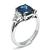 Sapphire Diamond Engagement Ring