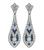Estate 2.57ct Diamond 2.05ct Sapphire Dangling Earrings