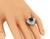 Emerald Cut Emerald Baguette Cut Diamond Platinum Ring