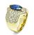 Marquise Cut Sapphire Baguette Cut Diamond Round Cut Fancy Color Pink Diamond 18k Yellow Gold Ring