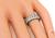 Round Cut Diamond 18k White Gold Eternity Wedding Band