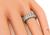 Round Cut Diamond 18k White Gold Eternity Wedding Band