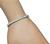 Round Cut Diamond Platinum Bracelet