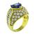 Sapphire Diamond Gold Ring