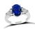 Estate 3.02ct Sapphire 0.80ct Diamond Engagement Ring