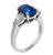 Sapphire Diamond Engagement Ring