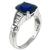 Sapphire Diamond Engagement Ring