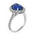 Sapphire Diamond Engagement Ring