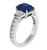 Sapphire Diamond Engagement Ring