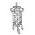 18k White Gold Diamond Pendant