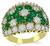 Estate 3.42ct Diamond 2.97ct Colombian Emerald Gold Ring