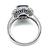 Platinum Diamond Sapphire Ring