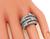 Round Cut Diamond 18k White Gold Ring