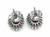 14k Gold Rub Diamond Earrings