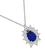 Sapphire Diamond Necklace