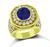 Estate 3.75ct Sapphire 2.00ct Diamond Gold Ring