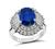 Estate 3.88ct Sapphire 1.09ct Diamond Ring