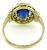 14k Gold Diamond Sapphire Ring