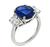 Sapphire Diamond Engagement Ring