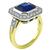 Sapphire Diamond Engagement Ring