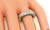 Emerald Cut Diamond Platinum Eternity Wedding Band