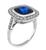 Sapphire Diamond Engagement Ring