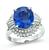 Estate 4.36ct Sapphire 0.78ct Diamond Engagement Ring