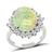 Estate 4.41ct Opal 1.07ct Diamond Ring