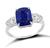 Estate 4.41ct Sapphire 1.05ct Diamond Engagement Ring