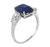 Sapphire Diamond Engagement Ring