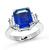 Estate 4.56ct Ceylon Sapphire 0.90ct Diamond Engagement Ring