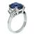 Sapphire Diamond Engagement Ring