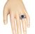 Emerald Cut Sapphire Emerald Cut Diamond Platinum Engagement Ring