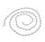 Round Cut Diamond Platinum By The Yard Necklace