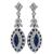 Sapphire Diamond Earrings