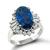 Estate 4.75ct Sapphire Diamond Ring