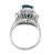 Platinum Diamond Sapphire Ring
