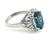 Sapphire Diamond Platinum Ring