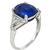 Sapphire Diamond Engagement Ring