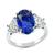 Estate 4.90ct Sapphire 1.61ct Diamond Engagement Ring