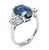 Sapphire Diamond Engagement Ring