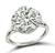 Estate 5.02ct Diamond Platinum Engagement Ring